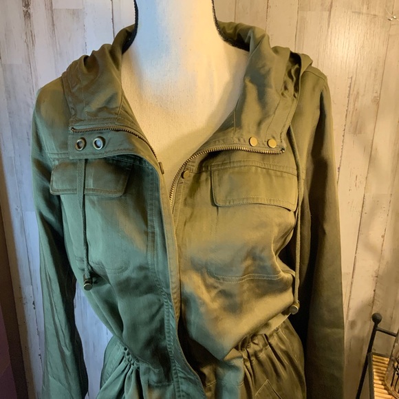 Eileen Fisher shiny long jacket. Size XS - Picture 2 of 6